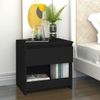 vidaXL Nachttische 2 Stk. Schwarz 40x30x39 cm Holzwerkstoff 803446 Bild 3