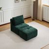 Leawin Sofa Gemütlicher Lounge Sessel mit Hocker, Cordstoff, ohne Montage, Mit Schaumstoff gepolstert, bequem für Wohn- & Schlafzimmer Bild 5