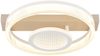 LED Deckenleuchte, Ring, 3D-Effekt, beweglich, sand, L 36 cm Bild 5