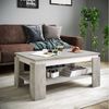 Hela 'Tim II' Couchtisch, Beton/Weiß, ca. 90 cm Bild 4