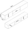 Fernsehschrank Vihti 180x31x29,5cm Weiß [en. casa] Bild 5