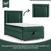 Best For Home Trinity K3 Einzelbett: Boxspringbett mit Bonnell-Federkern, Matratze und Stauraum Bild 5