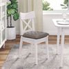 vidaXL Sitzkissen 4 pcs Taupe 40 x 40 x 6 cm Stoff 42015152 Bild 4