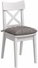 vidaXL Sitzkissen 4 pcs Taupe 40 x 40 x 6 cm Stoff 42015152 Bild 3