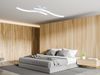 LED Deckenleuchte ROUTE 2 flammig Metall Weiß, Neutralweiß, Breite 56cm Bild 3