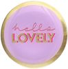 Giftcompany Schmuckkassette Glasteller Hallo Lovely Lila (10cm) Bild 5
