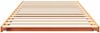 vidaXL Bettrahmen Wachsbraun 100 x 220 cm Massives Kiefernholz 873129 Bild 5