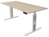 Kerkmann Move 3 fresh Schreibtisch Steh und Sitztisch (B) 180 x (T) 80 cm grafit Bild 5