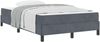 vidaXL Boxspringbett mit Matratze Dunkelgrau 120 x 200 cm Stoff 3398684 Bild 3
