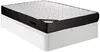 Vente-unique - MERISI Mattress and bed base set StoffHolz, Platte Weiß - B 160 cm x H 24 cm30 cm x L 200 cm Bild 1