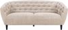 3-Sitzer >Ria< Taschenfederkern, Bezug beige, Chenille Stoff - 191x78x84cm (BxHxT) Bild 2