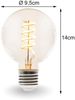 Perel SMART-WI-FI-LED-LAMPE MIT FILAMENT - WARMWEIß & INTENSIV WARMWEIß - E27 - G95 Bild 4