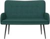 vidaXL 2-Sitzer Sofa Dunkelgrün 115 x 61 x 87 cm Stoff 42028907 Bild 4