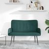 vidaXL 2-Sitzer Sofa Dunkelgrün 115 x 61 x 87 cm Stoff 42028907 Bild 3