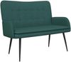 vidaXL 2-Sitzer Sofa Dunkelgrün 115 x 61 x 87 cm Stoff 42028907 Bild 2