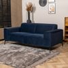 Bronx71 Vegas' Samt Sofa, 2,5-Sitzer, dunkelblau, 78 x 97 x 198 cm Bild 5