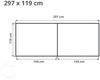 GFP Aluminium Hochbeet KINGSIZE DANIELA - 297 x 119 x 77 cm - Alu natur, Stecksystem, langlebig Bild 5