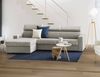 Dmora Schlafsofa mit Halbinsel Alibabah, Sofà mit Sinistra-Stauraum-Halbinsel, Standardarmlehnen, 100 % Made in Italy, Cm 280x95h85, Tortora Bild 2