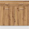 vidaXL Schubunterschrank Lyon Artisan-Eiche 80x46x81,5 cm Holzwerkstoff 856093 Bild 4