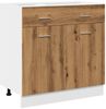 vidaXL Schubunterschrank Lyon Artisan-Eiche 80x46x81,5 cm Holzwerkstoff 856093 Bild 2