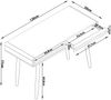 Schreibtisch >Oskar< in Grau - 120x77x50cm (BxHxT) Bild 2