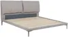 Vente-unique - RIMOTA Bett Stoff Grau - B 216 cm x H 104 cm x L 198 cm Bild 2