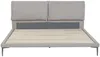 Vente-unique - RIMOTA Bett Stoff Grau - B 216 cm x H 104 cm x L 198 cm Bild 3