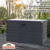 Gardebruk Gartentruhe aus pulverbeschichtetem Metall, 360L, abschließbar, grau, 120 x 62 x 63 cm Bild 3