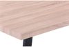 Tisch MDF Sonoma-Eiche-Dekor Stahl Schwarz 160x90 Bild 4