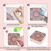 FOUORTUNATE-BEE Schmuckkassette DIY Diamantmalerei Kosmetiktasche – Kreativset für Teens Bild 4