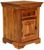 Nachttisch Jali 45x60x40 aus indischem Sheesham-Massivholz Bild 2