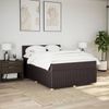 vidaXL Boxspringbett mit Matratze Dunkelbraun 140x190 cm Stoff 3289747 Bild 4