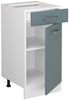 Unterschrank R-Line Blau-Grau 40 cm mit Schublade, ohne Arbeitsplatte Vicco Bild 5