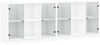 vidaXL Bücherschrank mit Türen Weiß 204x37x75 cm Holzwerkstoff 3206531 Bild 2