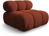 Micadoni Armloses Modul Bellis 3D-Stoff Sonic Ziegel Bild 2