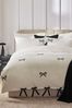 Next Bett-Set Bettgarnitur mit Schleifen-Stickerei, Bezug: Baumwolle, Polyester (recycelt) Bild 2
