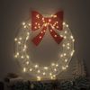 vidaXL Kranz mit 80 LEDs Warmweiß 92 x 92 x 9,5 cm Acryl 42019125 Bild 3