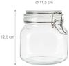 relaxdays Einmachglas Einmachgläser 6er Set 750 ml, Glas Bild 4