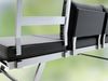 Sieger Auckland Lounge/Liege mit Polyesterbeschichtung, Aluminium Graphit 204 x 81 x 72 cm Bild 2