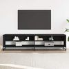 vidaXL TV-Schrank Schwarz 180,5x40x46 cm Holzwerkstoff 3300800 Bild 3