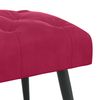 vidaXL Bank mit Knopfheftung Weinrot 80 x 40 x 46 cm Samt 42038562 Bild 3