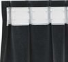 vidaXL Verdunkelungsvorhänge 2 pcs Schwarz 140 x 225 cm Samt 4107170 Bild 5