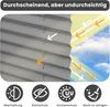 Woltu Plissee, halbtransparent, Saugnäpfen, mit Saugnäpfen, Mit Vakuum-Saugnäpfen, Faltrollo innen lichtdurchlässig Sonnenschutz Bild 3