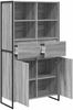 vidaXL Sideboard 2 pcs Graues Sonoma 81 x 36 x 150.5 cm Holzwerkstoff 3403037 Bild 5