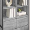 vidaXL Sideboard 2 pcs Graues Sonoma 81 x 36 x 150.5 cm Holzwerkstoff 3403037 Bild 4