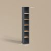 Livinity® Hochschrank Paolina, Anthrazit/Goldkraft Eiche, 30 x 188.6 cm (1-St) Bild 2