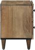 vidaXL Nachttisch 2 pcs Braun 40 x 33,5 x 46 cm Massivholz Mango 4018331 Bild 5