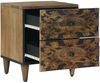 vidaXL Nachttisch 2 pcs Braun 40 x 33,5 x 46 cm Massivholz Mango 4018331 Bild 3