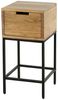 KAWOLA Nachttisch FATY Beistelltisch Akazie massiv natur 1 Schublade 60 x 30 x 30 cm Bild 3
