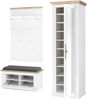 OTTO home Garderoben-Set WESTMINSTER, (3-St, Schuhbank, Wandpaneel, Garderobenschrank), im romantischen Landhausstil Bild 3